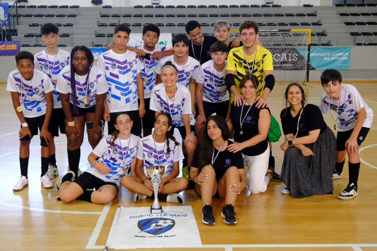 Quero Ser Mais Futsal Clube conquista 3.º lugar na Fase Nacional do Clube Escolhas