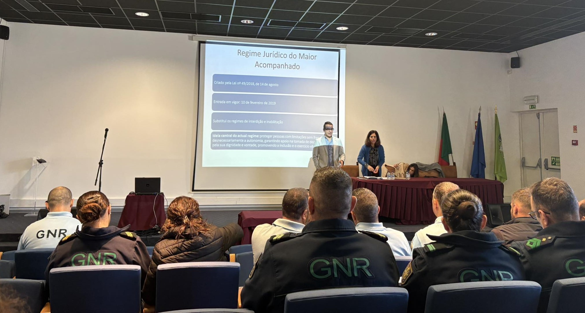 Participação em formação sobre maior acompanhado