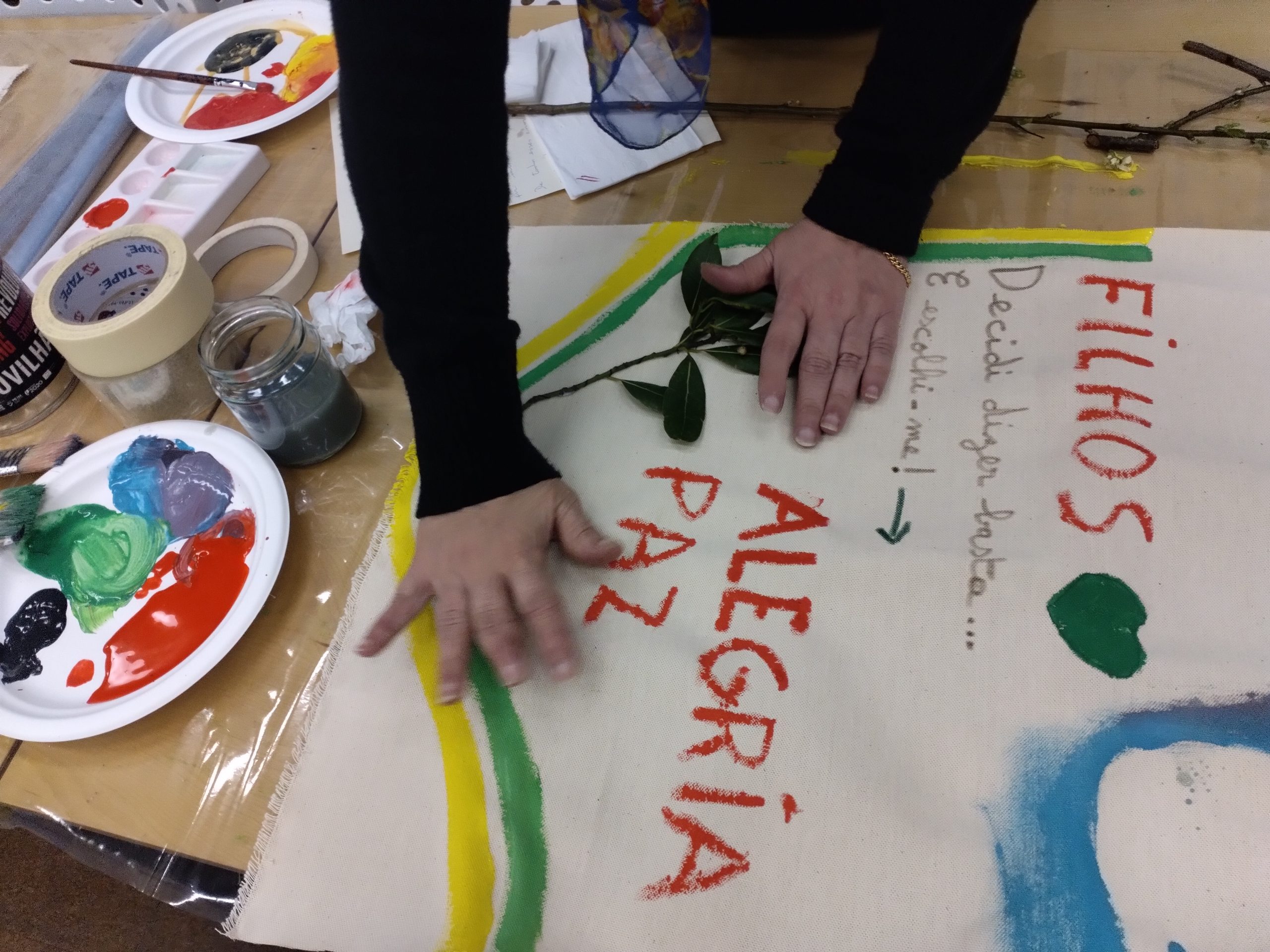 Oficina de Mediação Artística com sobreviventes de violência doméstica