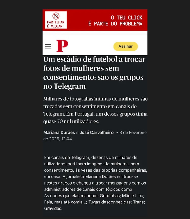 Violência sexual online é tema de campanha e leva a mais de dois mil clicks